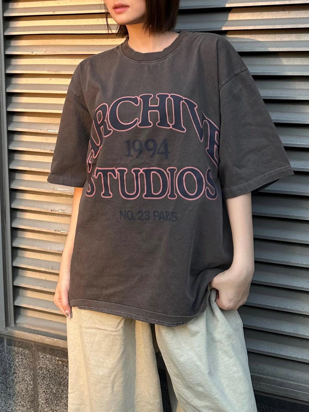 Archive 1994 Studios Graphic Tee | 100% Cotton Pigment Washed Oversized T-Shirt