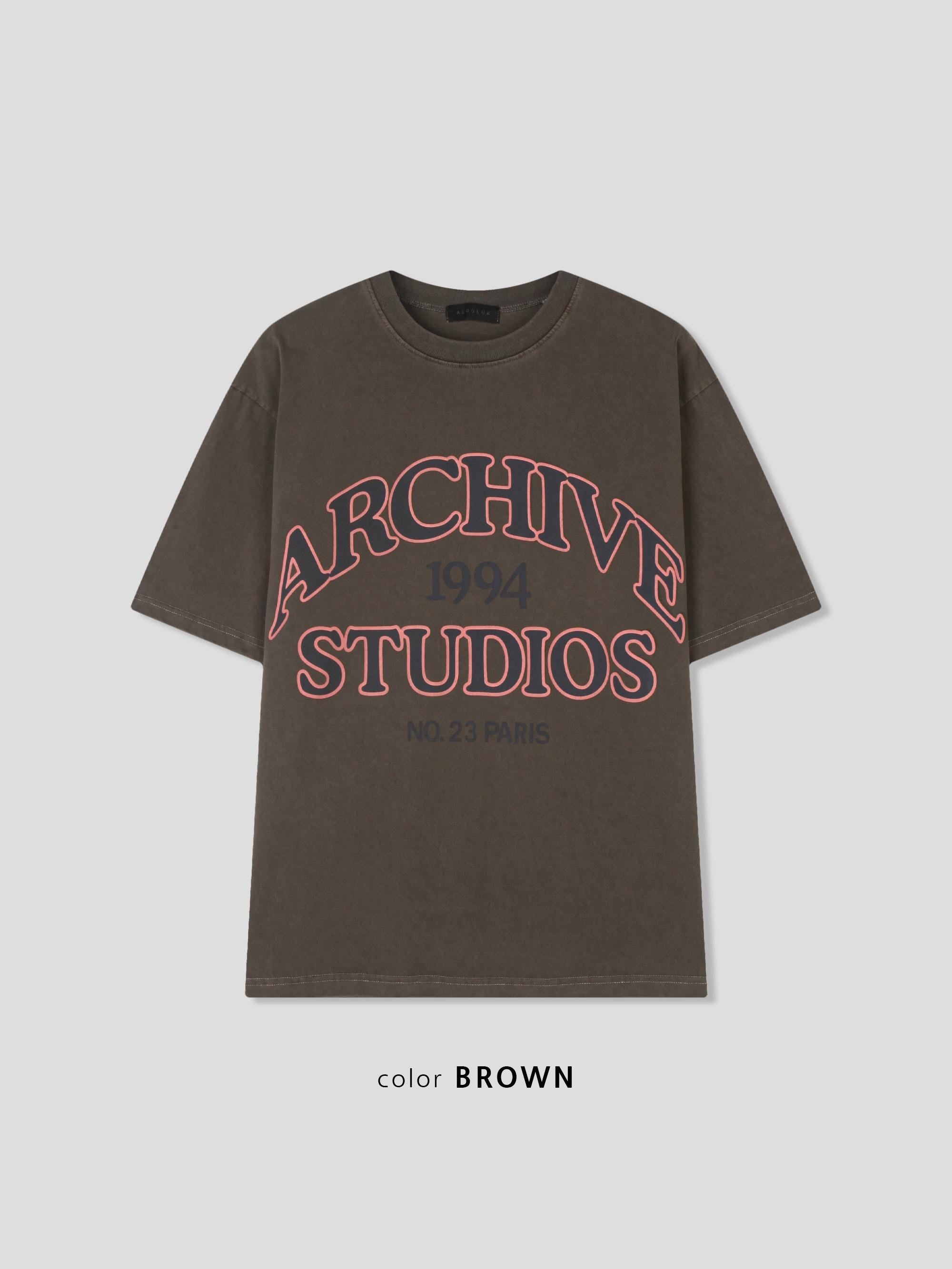 Archive 1994 Studios Graphic Tee | 100% Cotton Pigment Washed Oversized T-Shirt
