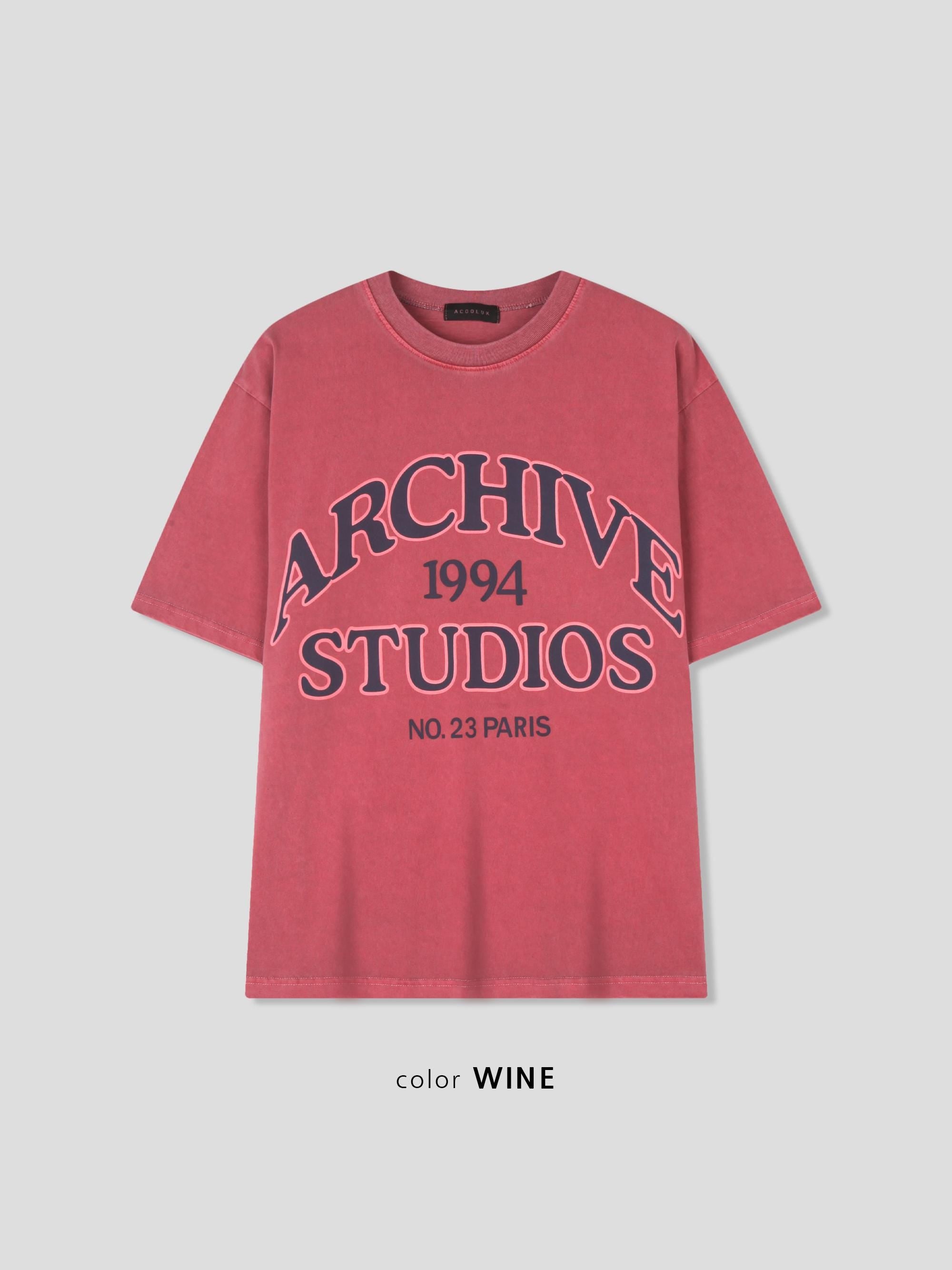 Archive 1994 Studios Graphic Tee | 100% Cotton Pigment Washed Oversized T-Shirt