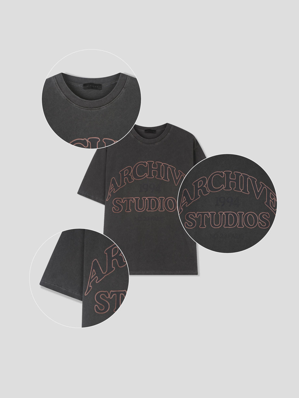 Archive 1994 Studios Graphic Tee | 100% Cotton Pigment Washed Oversized T-Shirt