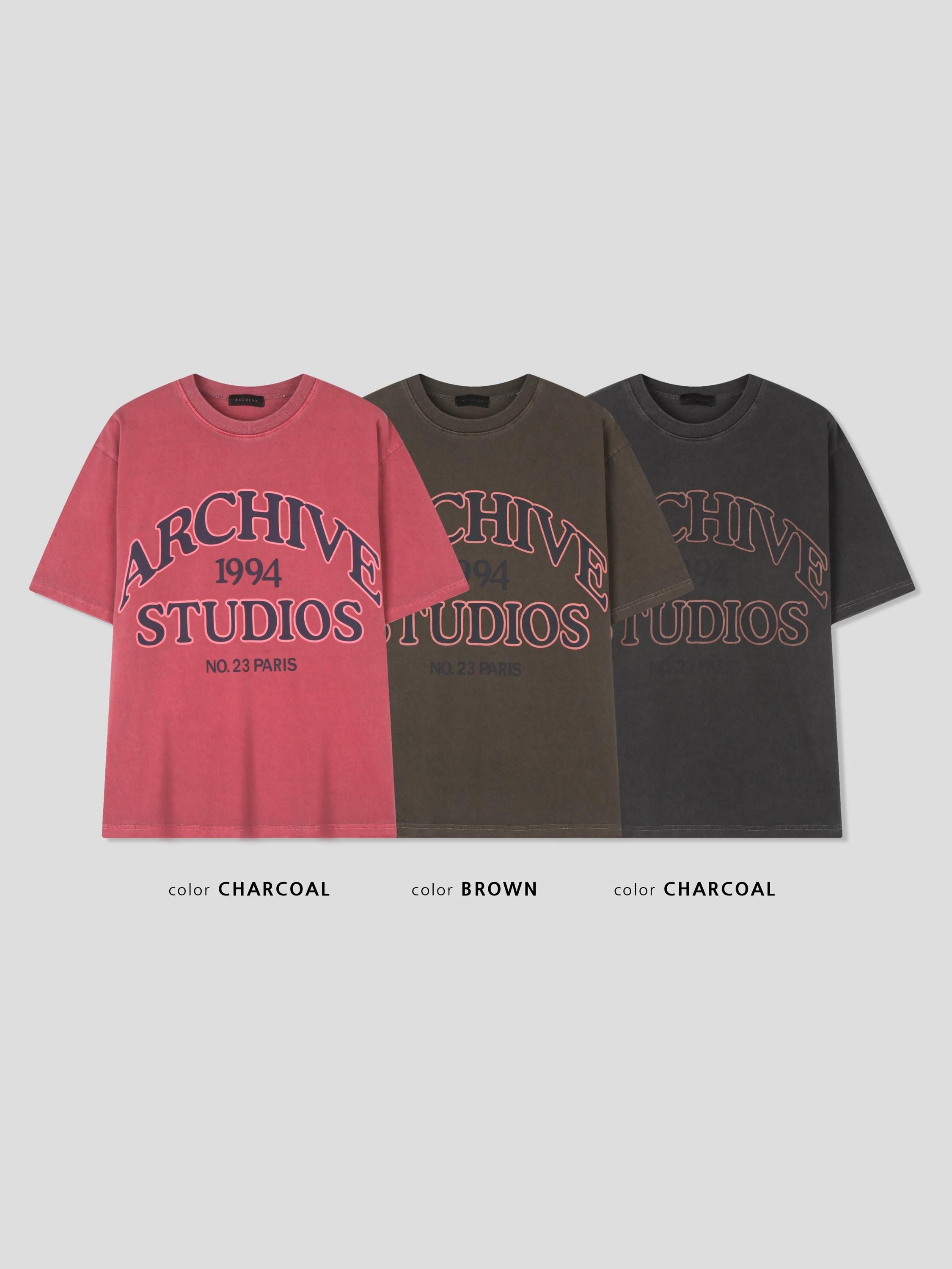 Archive 1994 Studios Graphic Tee | 100% Cotton Pigment Washed Oversized T-Shirt
