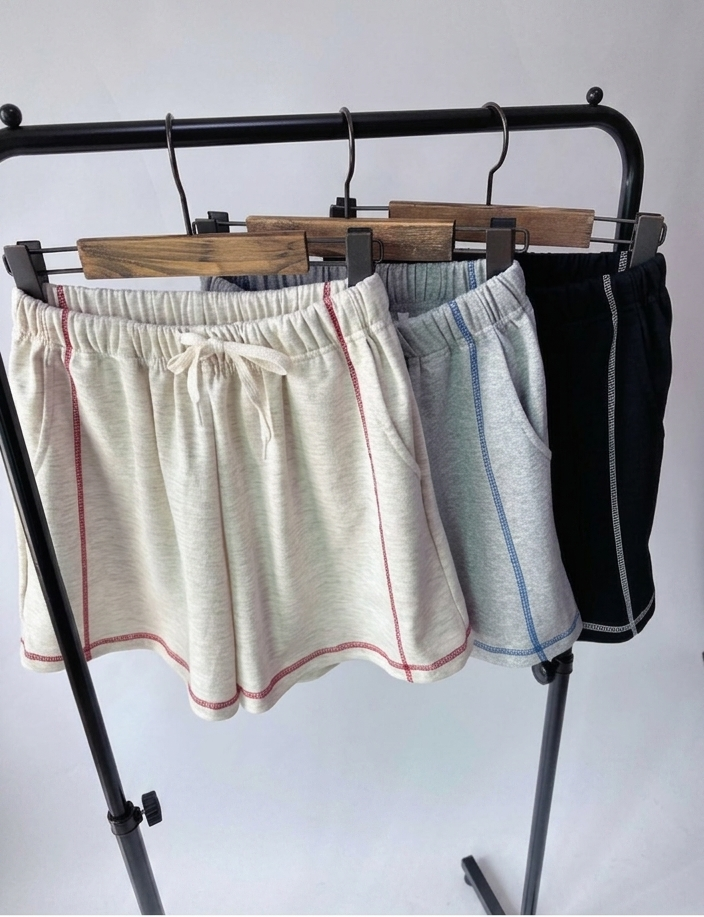 Cozy Two-Piece Lounge Set – Oversized Pocket Tee & Shorts Matching Set